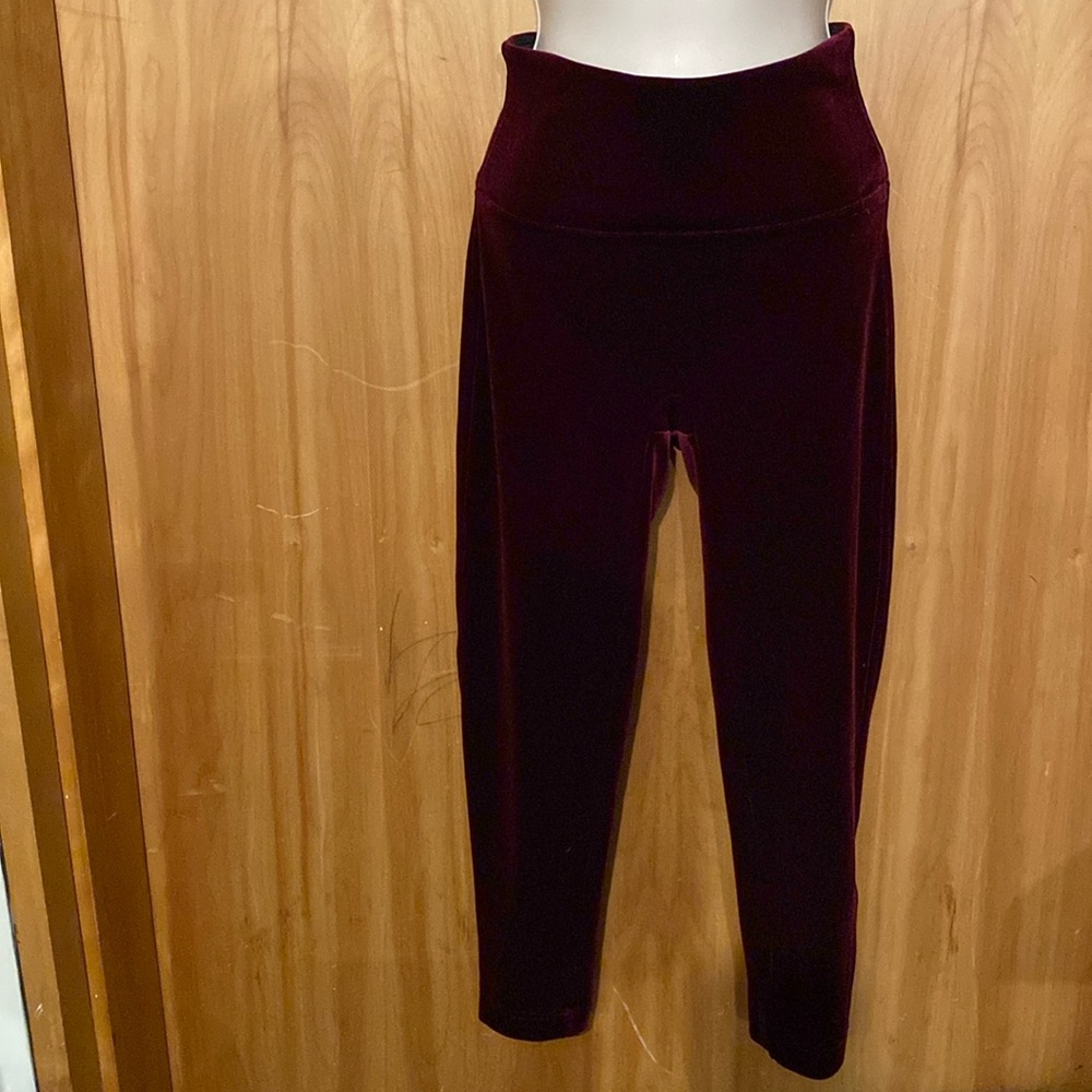 Spanx velvet leggings